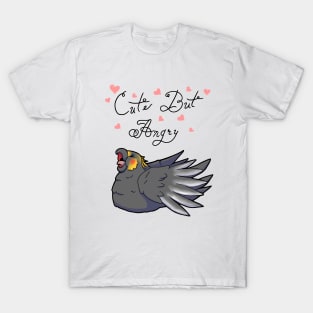 Cute But Angry (Grey and yellow tiel) T-Shirt